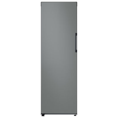 Image of Samsung BESPOKE 11.4 Cu. Ft. Frost-Free Upright Freezer (RZ11T7474AP/AA) - Grey Matte Glass