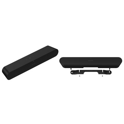 Image of Sonos Ray Sound Bar with Mount - Black