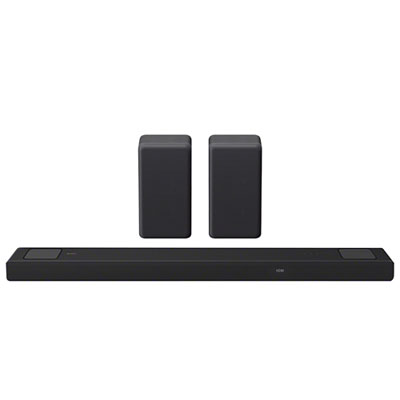 Image of Sony HT-A5000 450-Watt 5.1.2 Channel Dolby Atmos Sound Bar with SARS3S Wireless Bookshelf Speakers - Pair