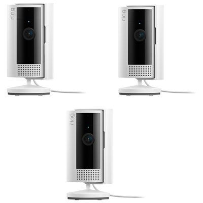Image of Ring Indoor Cam WiFi 1080p HD IP Camera (2nd Gen) - 3 Pack - White