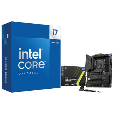 Image of Intel Core i7-14700K Processor & MSI MAG Z790 Tomahawk ATX LGA 1700 DDR5 Motherboard