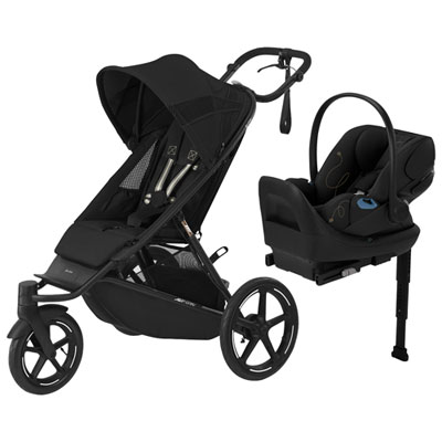Cybex AVI Spin Jogging Stroller with Cloud G Rear-Facing Infant Car Seat