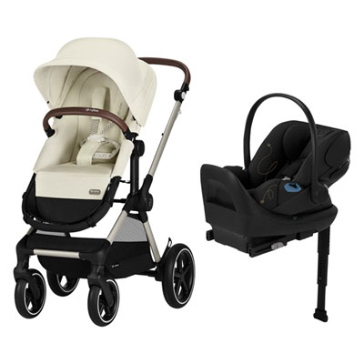 Cybex EOS Lux Convertible Stroller with Cloud G Rear-Facing Infant Car Seat