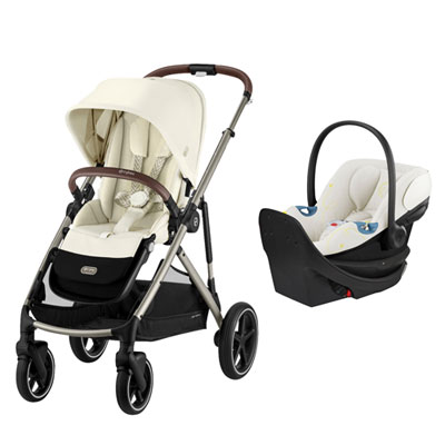 Cybex Gazelle S 2 Convertible Stroller with Aton G Swivel Rear-facing Infant Car Seat