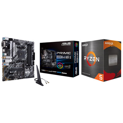 AMD Ryzen 5600X Hexa-Core AM4 Desktop Processor with ASUS