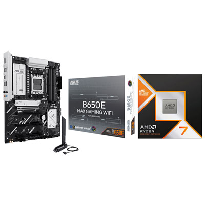 AMD Ryzen 7 9800X3D 8-Core 5.2GHz AM5 Processor with ASUS B650E