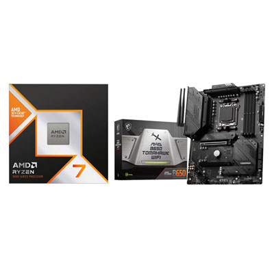 AMD Ryzen 7 9800X3D 8-Core 5.2GHz AM5 Processor & MSI B650