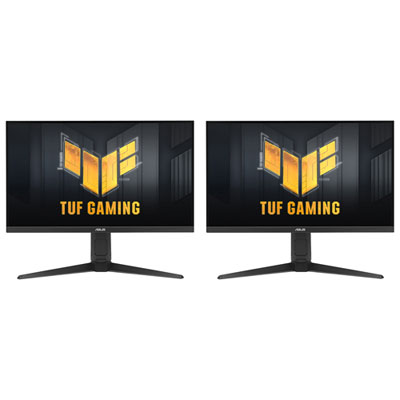 "ASUS TUF 27"" 1440p QHD IPS LED 0.3ms GTG Gaming Monitor (VG27AQL5A) - Set of 2"