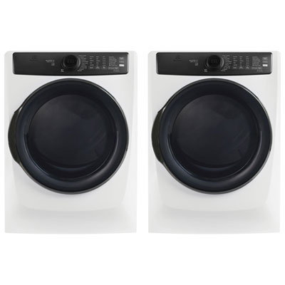 Electrolux 7 Series 5.2 Cu. Ft. Front Load Washer & 8 Cu. Ft. Large Capacity Electric Dryer - White