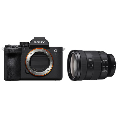 Sony Alpha 7 V Full-Frame Mirrorless Camera (Body Only) with E-Mount Full-Frame FE 24-105mm f/4 OSS Wide Telephoto Zoom G Lens