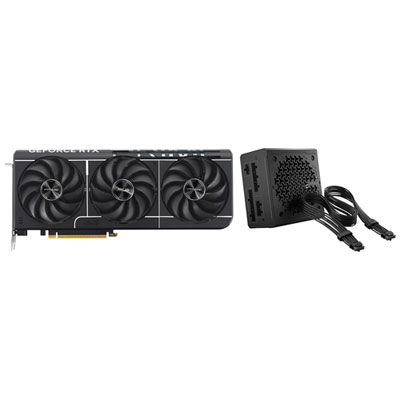 ASUS Prime NVIDIA GeForce RTX 5080 16GB Video Card & Corsair RM850e 850-Watts ATX Modular Power Supply
