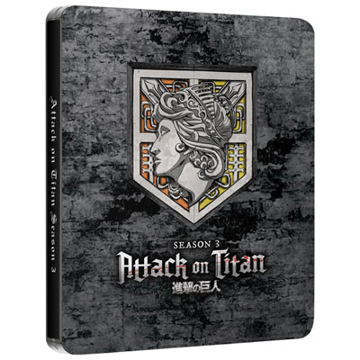 Attack on Titan: Season 3 (English) (Steelbook) (Blu-ray)