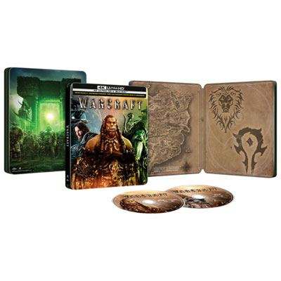 Warcraft (Édition Limitée) (Coffret De Steelbook) (Ultra Hd 4K) (Combo Blu-Ray) (2016)