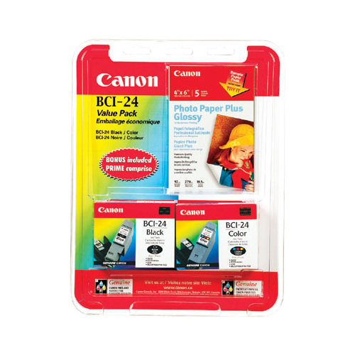 Canon BCI-24 Black/Colour Ink - 2 Pack : Ink for Canon ...