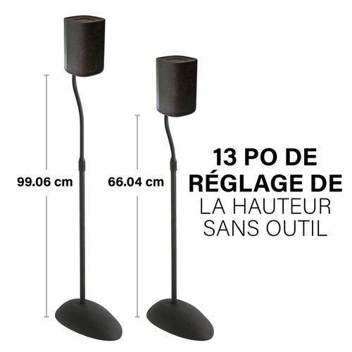 Sanus Adjustable Speaker Stand (HTB3b-03) | Best Buy Canada