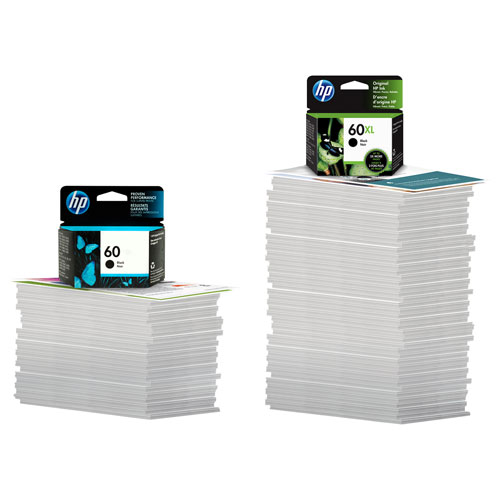 HP 60 Black Ink (CC640WN#140)