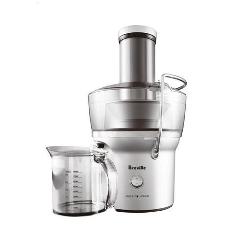 Breville Juice Fountain Compact Centrifugal Juicer - Silver