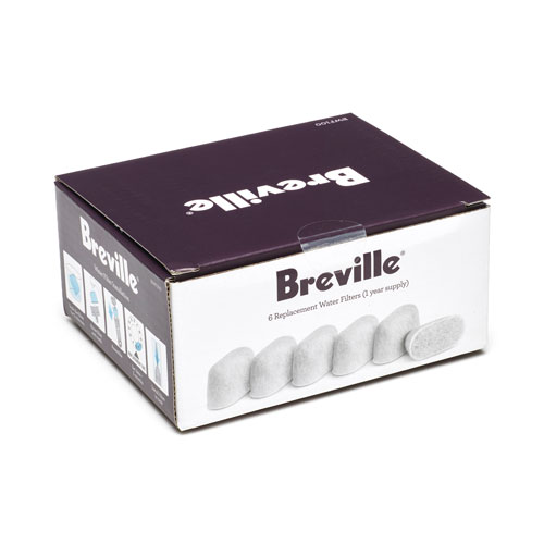 Paquet de 6 filtres à eau remplaçables de Breville