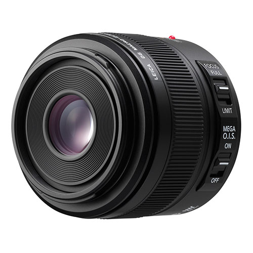 Objectif MEGA LUMIX G Leica DG MACRO-ELMARIT OIS mise au point auto f/2,8 45 mm Panasonic