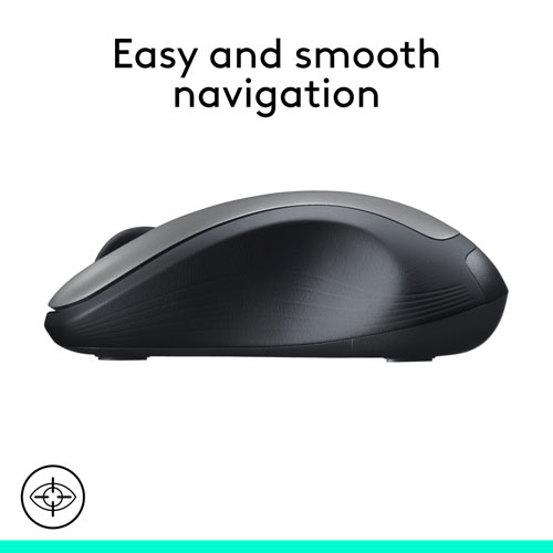 Souris ambidextre sans fil M310 de Logitech - Argenté