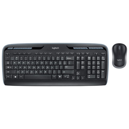 Logitech MK270 Wireless Keyboard & Mouse Combo - Black