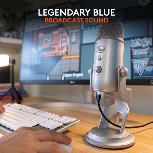 Blue Microphones Yeti USB Microphone - Silver
