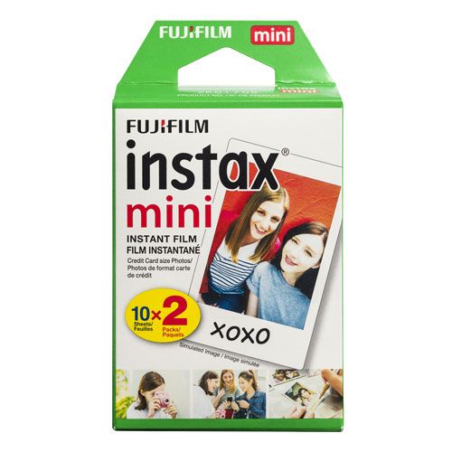 2 paquets de films à développement instantané pour Instax Mini de Fujifilm - 20 feuilles