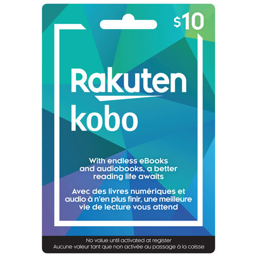 Carte rapide de 10 $ pour Kobo - En magasin seulement