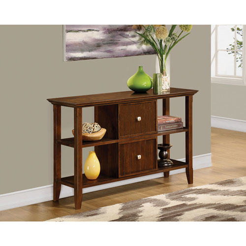 Simpli Home Acadian Rectangular Console Table (AXWELL3-002 ...