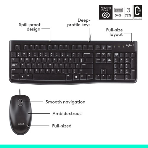 Logitech MK120 Keyboard & Mouse Combo