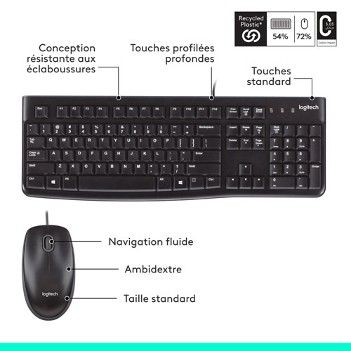 Logitech MK120 Keyboard & Mouse Combo