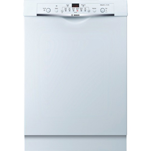 Lave-vaisselle encastrable 24 po 50 dB Evolution Ascenta Bosch cuve acier inox - Blanc
