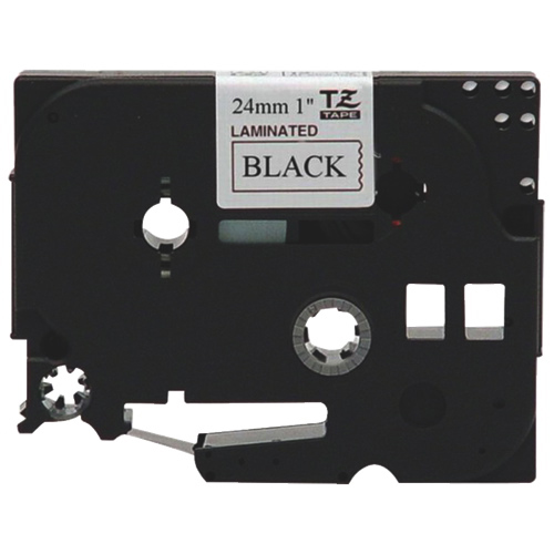 Brother 1" Black on White Label Tape