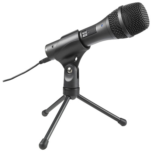 Microphone dynamique cardioïde AT2005USB USB/XLR d'Audio-Technica