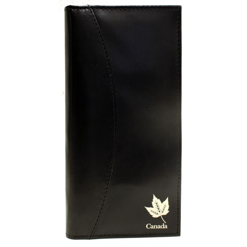 Ashlin Canadiana Leather Travel Kit - Black