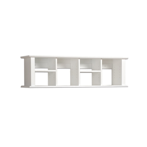 Prepac 4-Shelf Wall-Mounted Desk Hutch - White