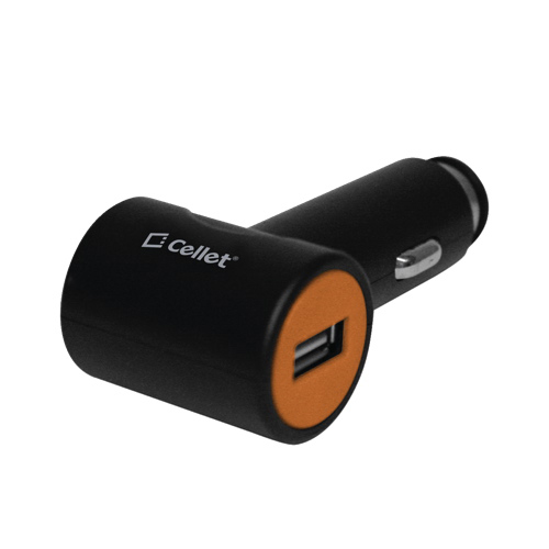 Chargeur USB pour l'auto de Cellet - Noir/brun