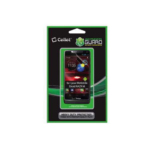 Protecteur d'écran Screen Guard de Cellet pour Droid Razr M de Motorola