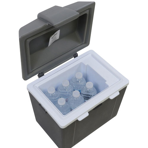Koolatron 12V Electric Cooler/Warmer 9L (9.8 Qt) Adjustable Strap - Grey