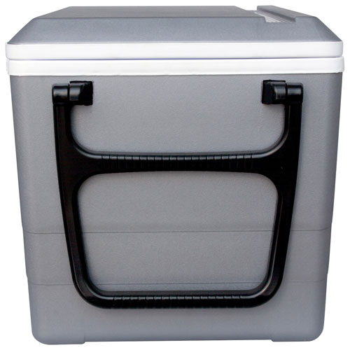 Glacière/Réchaud électrique à roulettes 12 V 34 L de Koolatron - Gris