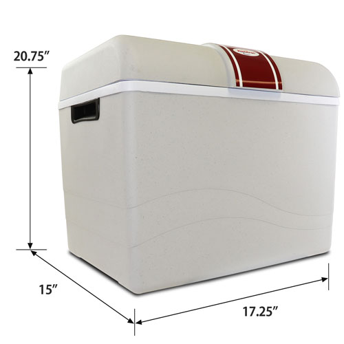 Glacière/Réchaud électrique à deux sens 12 V 42 L de Koolatron - Gris