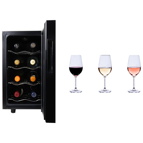 Koolatron 8-Bottle Thermoelectric Freestanding Wine Cooler / Wine Fridge