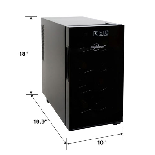 Koolatron 8-Bottle Thermoelectric Freestanding Wine Cooler / Wine Fridge