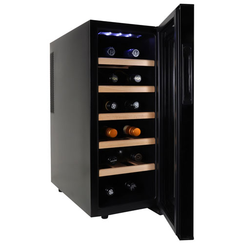 Koolatron 12-Bottle Deluxe Freestanding Wine Cooler / Wine Fridge