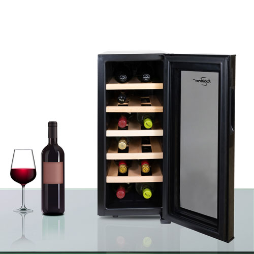 Koolatron 12-Bottle Deluxe Freestanding Wine Cooler / Wine Fridge