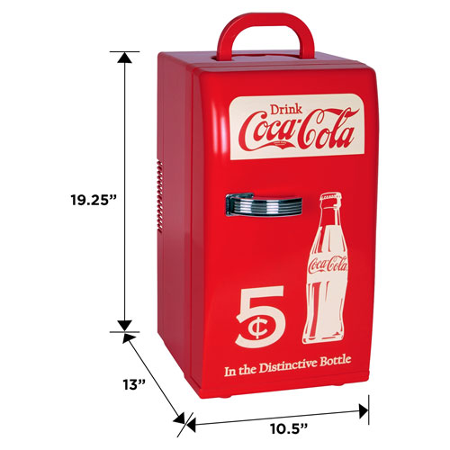 Koolatron Coca-Cola Retro Compact Bar Fridge (CCR12)