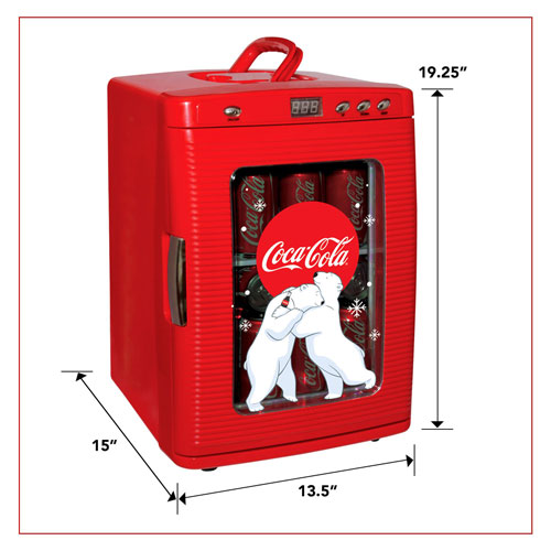 Koolatron 28-Can Countertop Refrigerator - Coca-Cola