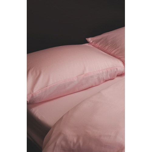 Maholi Maxwell Collection 230 Thread Count Egyptian Cotton Duvet Cover Set - Single/Twin - Pink