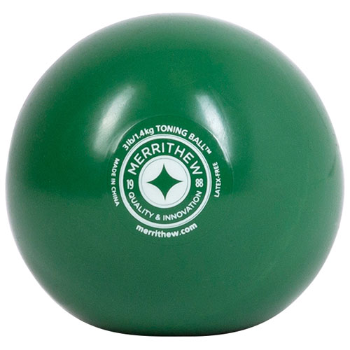 Balle lestée STOTT PILATES - 3 lb - Vert