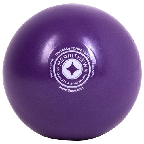 Balle lestée STOTT PILATES - 1 lb - Violet